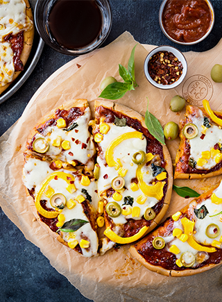 Olive & Corn Pizza